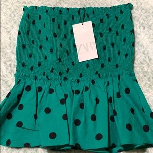 NWT Zara Polka Dot Skirt
